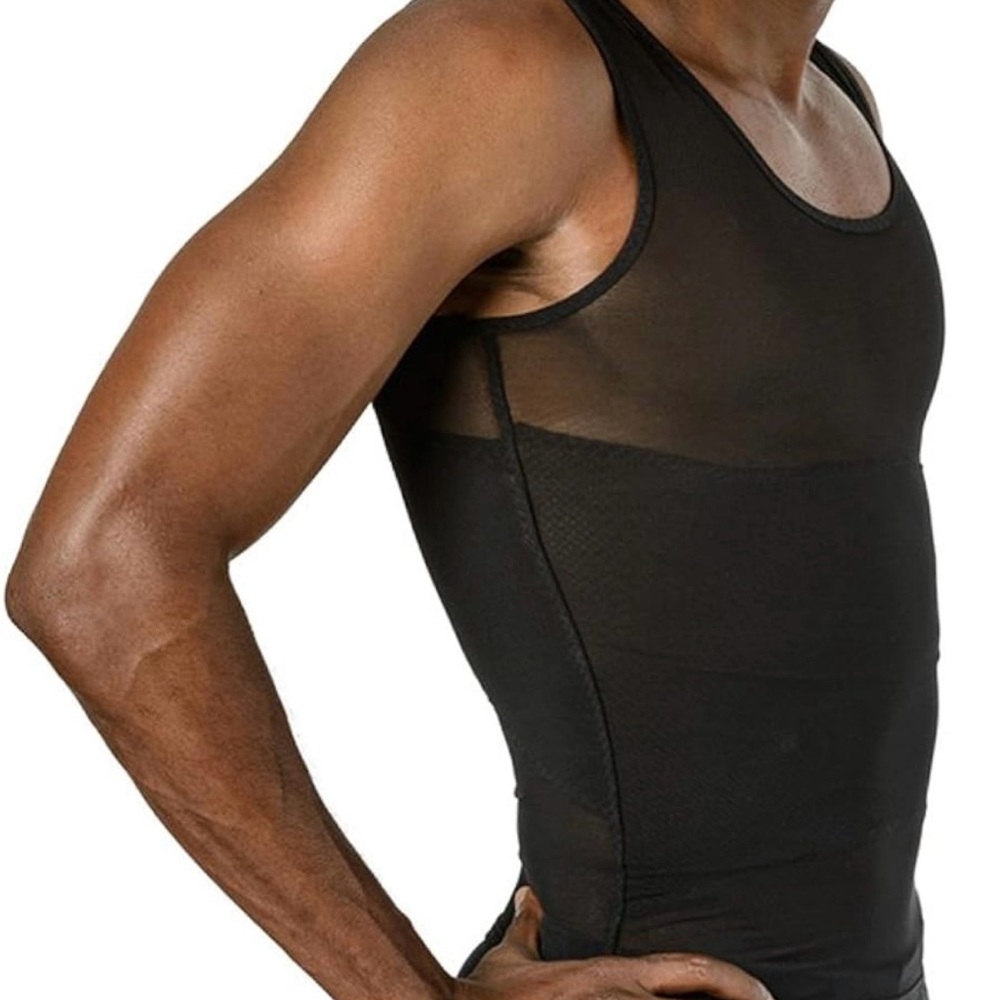 Men's Black Ardyss Abdomen Compression Tank Top